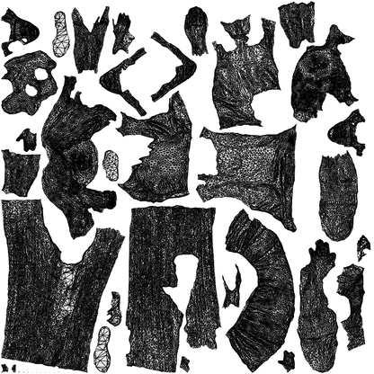 3D people model girl casual kids, scanned human for 3ds Max rendering, wireframe top-down view