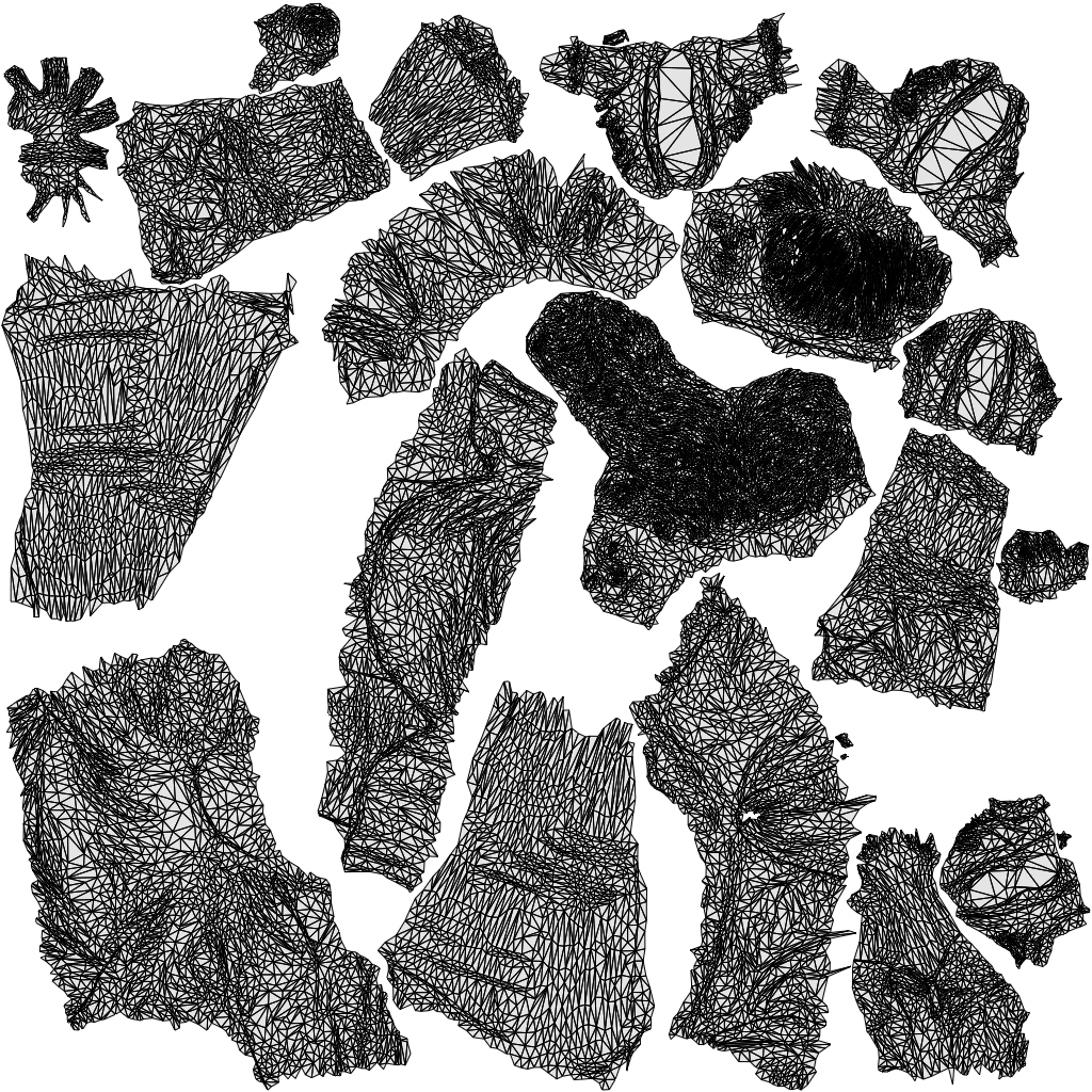realistic 3D people girl casual kids, render-ready for V-Ray and Corona, FBX OBJ, wireframe top-down view