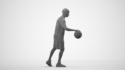 realistic 3D people boy sport kids, render-ready for V-Ray and Corona, FBX OBJ, wireframe side view