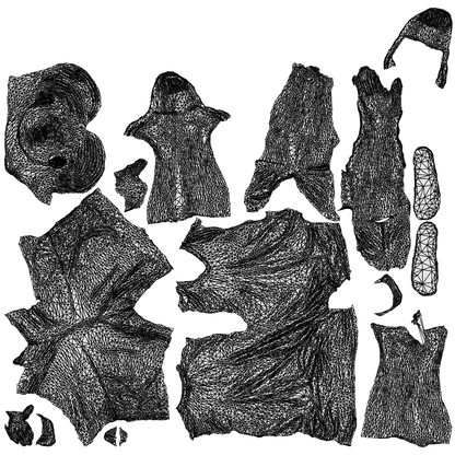 photogrammetry 3D boy casual kids, realistic human model archviz FBX, wireframe top-down view