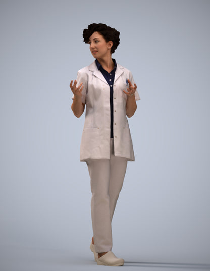 photogrammetry 3D woman medical, realistic human model archviz FBX