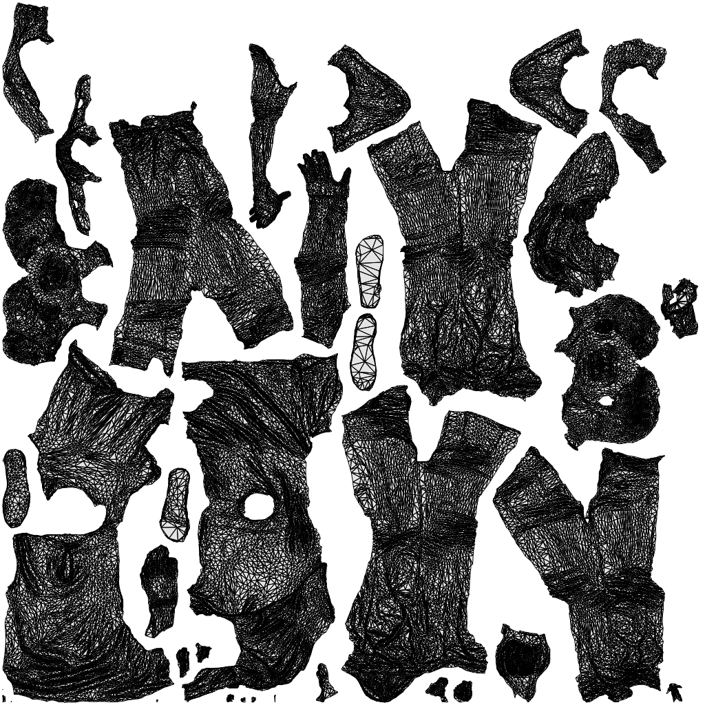 scanned 3D woman casual couple, photogrammetry people for Enscape and V-Ray, wireframe top-down view