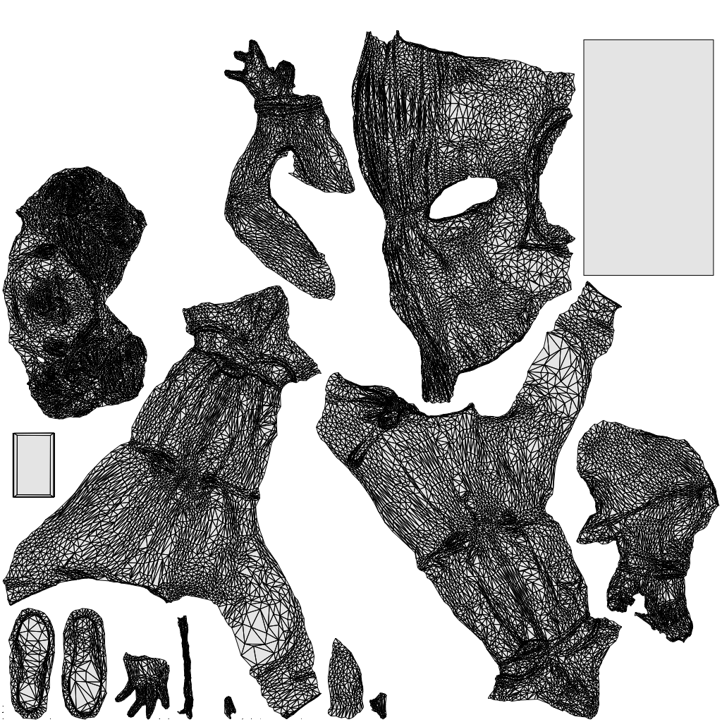 scanned 3D woman casual sitting, photogrammetry people for Enscape and V-Ray, wireframe top-down view