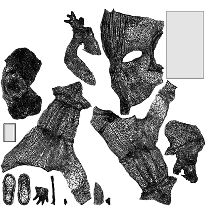 scanned 3D woman casual sitting, photogrammetry people for Enscape and V-Ray, wireframe top-down view