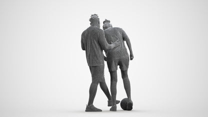 scanned 3D woman sport, photogrammetry people for Enscape and V-Ray, wireframe front view