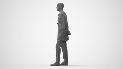 photogrammetry 3D man medical, realistic human model archviz FBX, square thumbnail