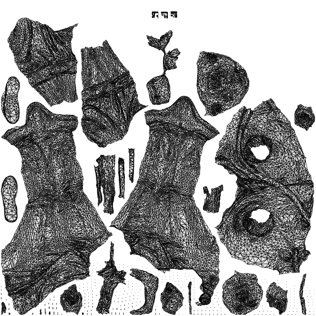 3D people model man casual cycling, scanned human for 3ds Max rendering, wireframe top-down view