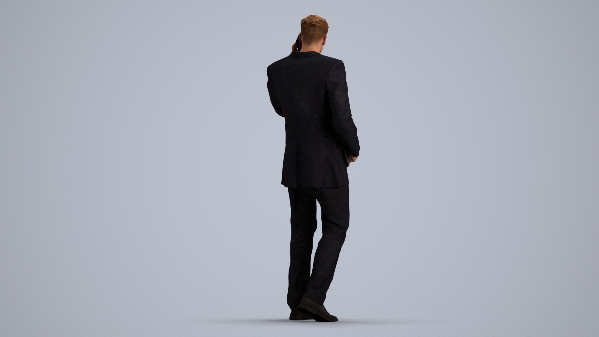 realistic 3D people man business, render-ready for V-Ray and Corona, FBX OBJ, front view render