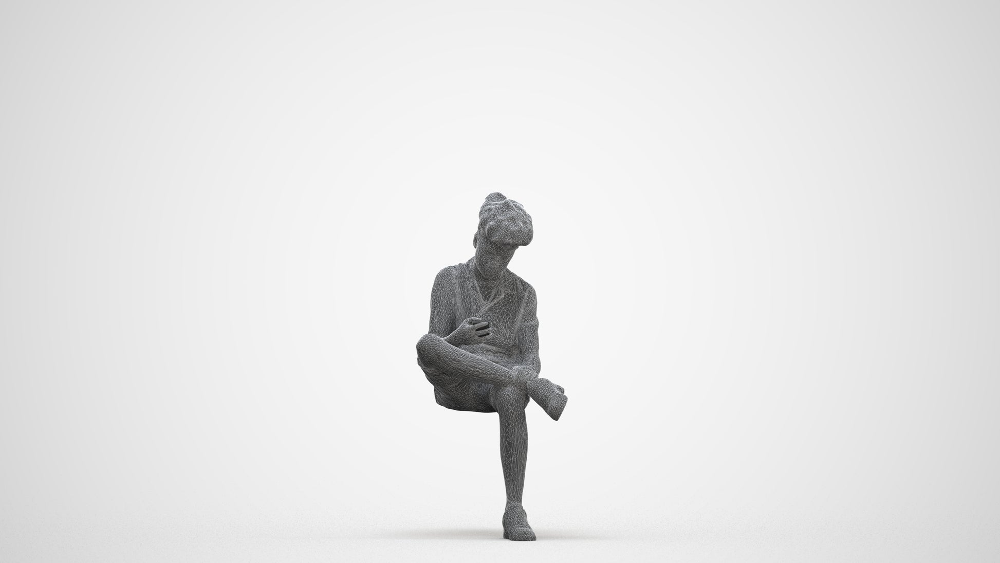 realistic 3D human boy casual kids, archviz people FBX OBJ for Blender, three-quarter front view render