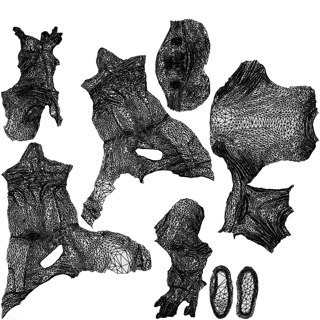 realistic 3D man casual sitting, scanned archviz people for Blender and 3ds Max, wireframe top-down view