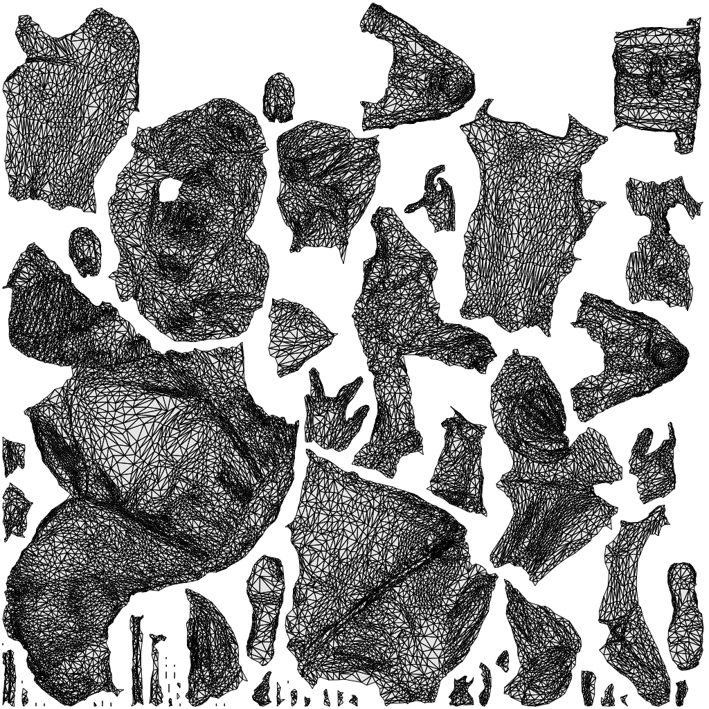 scanned 3D woman casual sitting, photogrammetry people for Enscape and V-Ray, wireframe top-down view