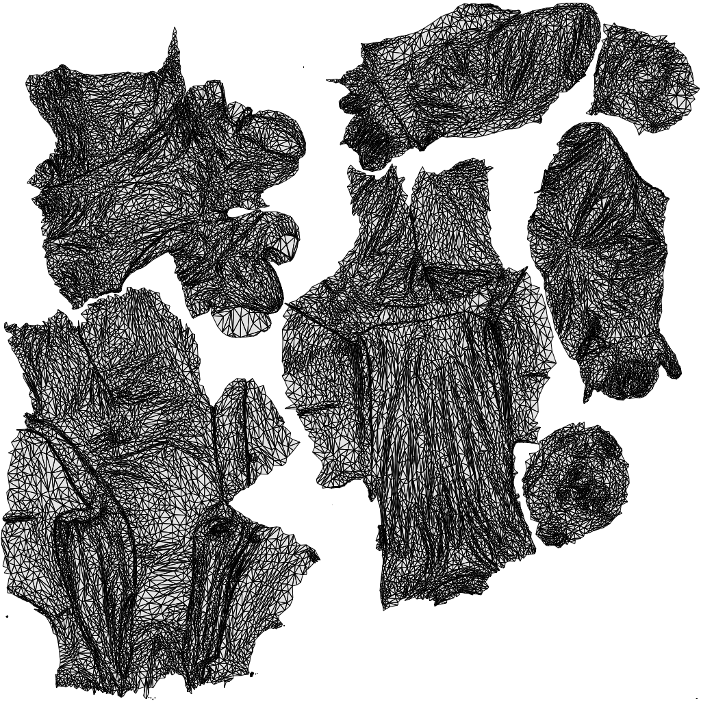 3D human model man business cycling, photogrammetry scanned person for archviz, wireframe top-down view