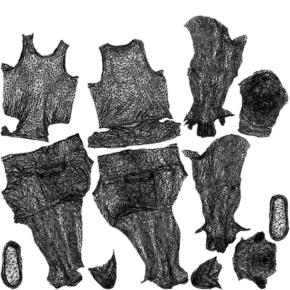 realistic 3D human man casual standing, archviz people FBX OBJ for Blender, wireframe top-down view