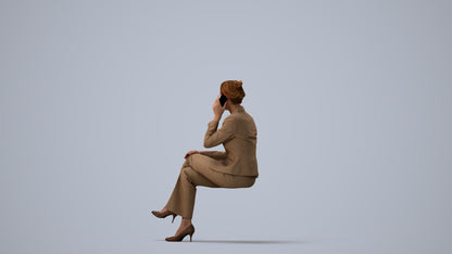 realistic 3D human man casual mix, archviz people FBX OBJ for Blender, three-quarter view render