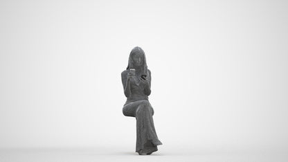 realistic 3D human woman formal formalaffairs, archviz people FBX OBJ for Blender, three-quarter front view render