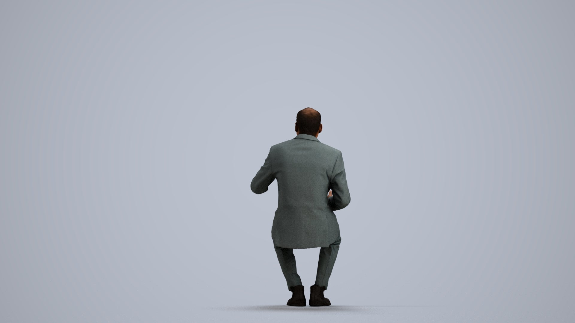 realistic 3D people man business, render-ready for V-Ray and Corona, FBX OBJ, front view render