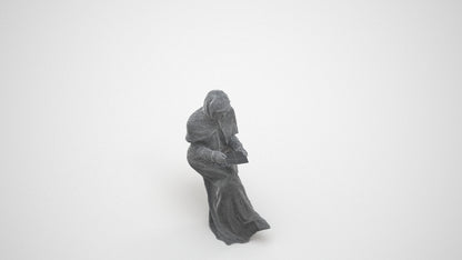 realistic 3D woman sitting, scanned archviz people for Blender and 3ds Max, wireframe three-quarter view