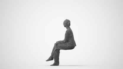 photogrammetry 3D woman business, realistic human model archviz FBX, square thumbnail