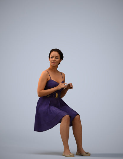 photogrammetry 3D woman formal formalaffairs, realistic human model archviz FBX
