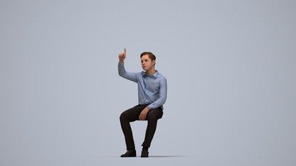 3D scanned boy kids, photorealistic archviz people for Enscape and SketchUp, top-down view render