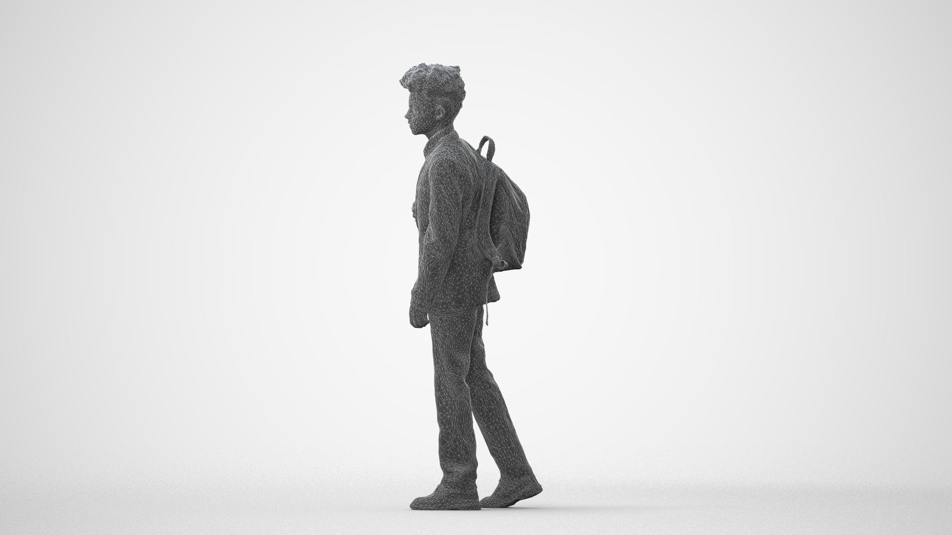 realistic 3D people man kids, render-ready for V-Ray and Corona, FBX OBJ, square thumbnail
