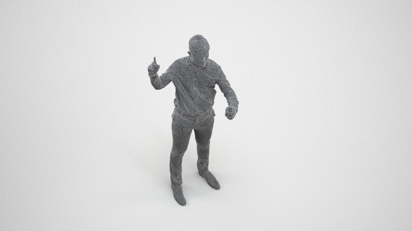 realistic 3D boy kids, scanned archviz people for Blender and 3ds Max, wireframe three-quarter view