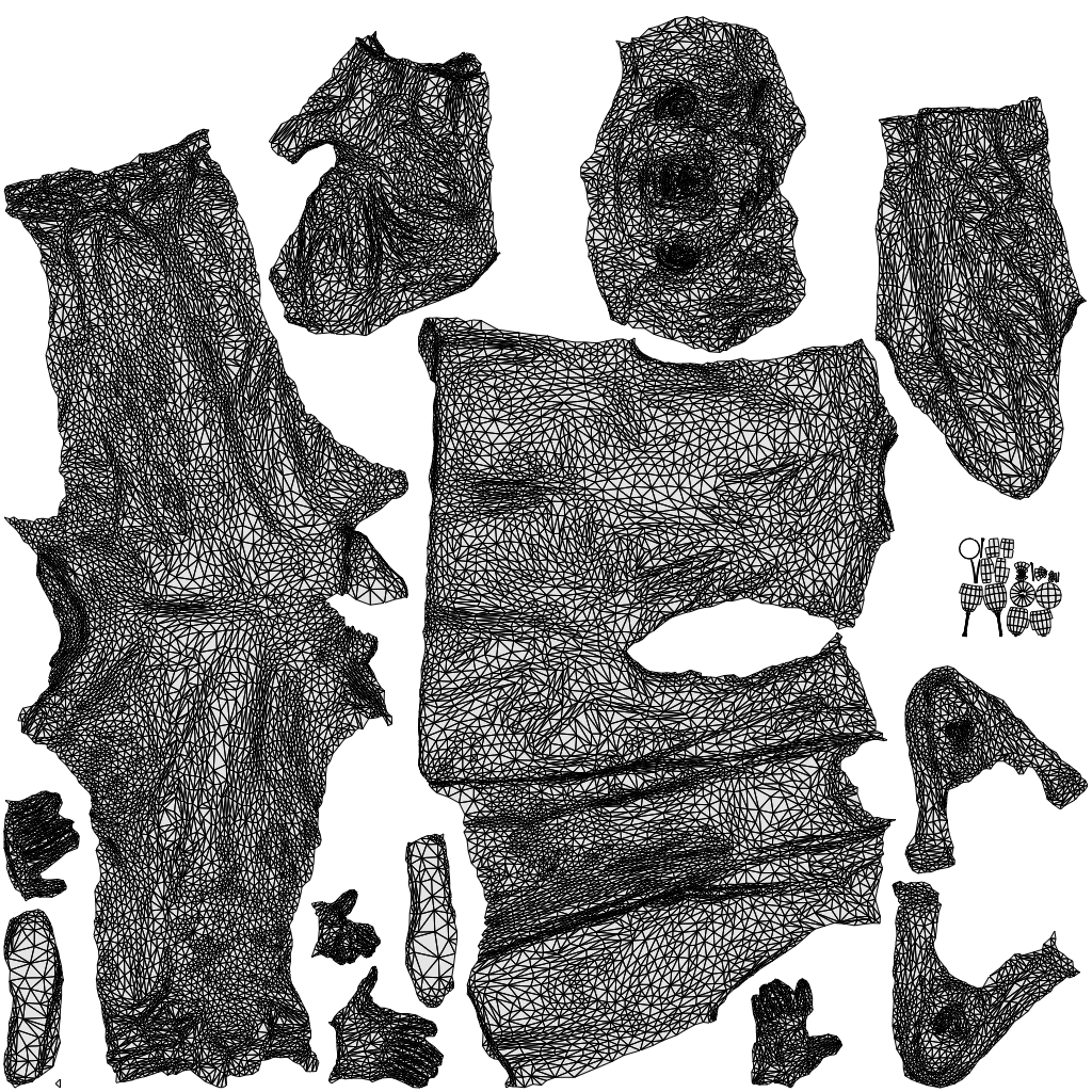 scanned 3D man formal formalaffairs, photogrammetry people for Enscape and V-Ray, wireframe top-down view