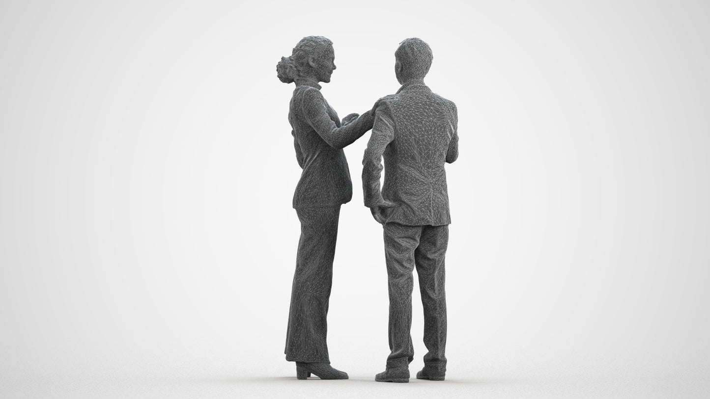 realistic 3D man business shopping, scanned archviz people for Blender and 3ds Max, wireframe front view