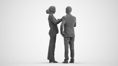 realistic 3D man business shopping, scanned archviz people for Blender and 3ds Max, wireframe front view