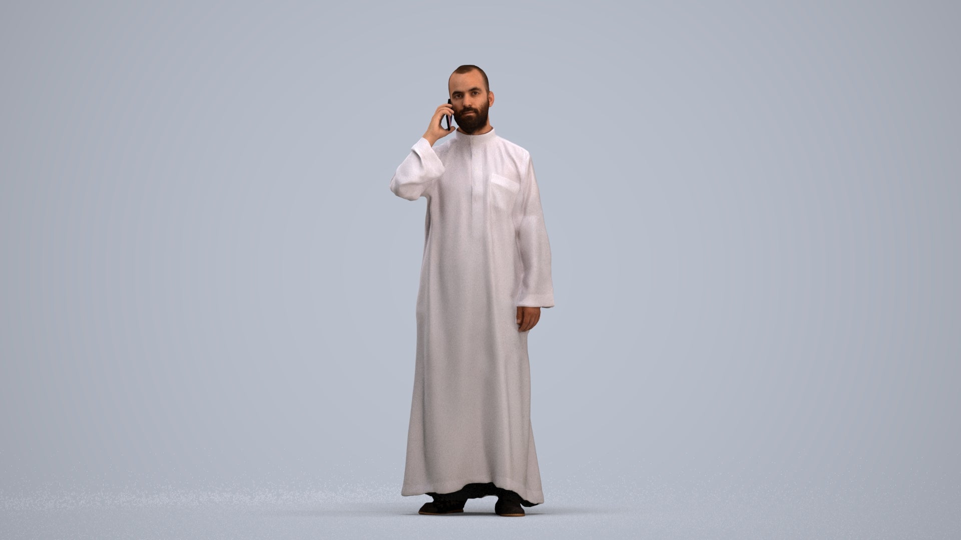 realistic 3D human man standing, archviz people FBX OBJ for Blender, standing pose render