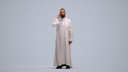 realistic 3D human man standing, archviz people FBX OBJ for Blender, standing pose render