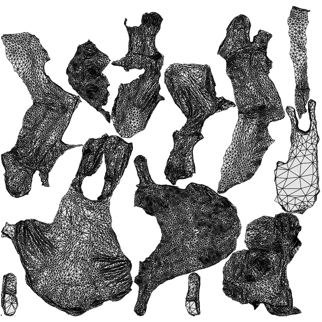 3D people model man casual sitting, scanned human for 3ds Max rendering, wireframe top-down view