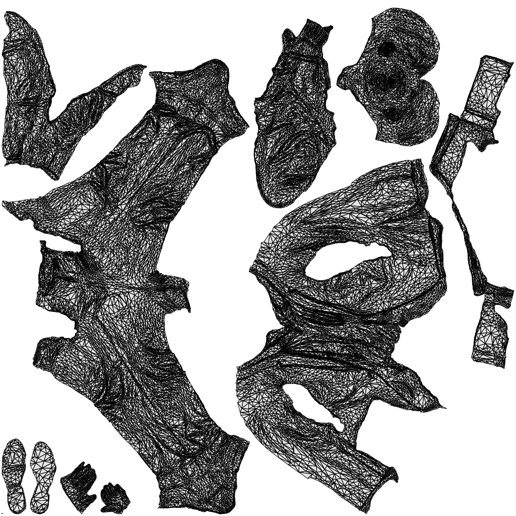 realistic 3D people man business, render-ready for V-Ray and Corona, FBX OBJ, wireframe top-down view