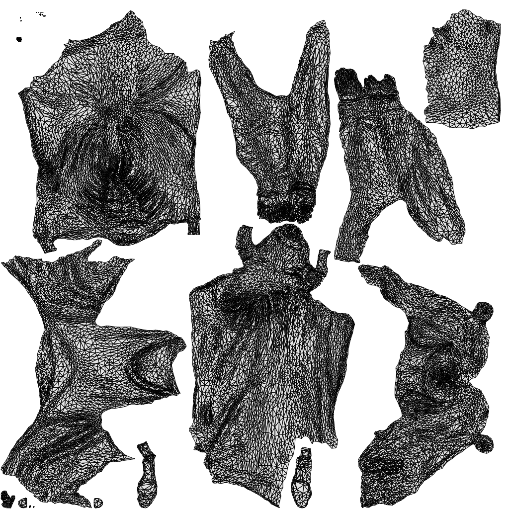 3D human model woman casual cycling, photogrammetry scanned person for archviz, wireframe top-down view