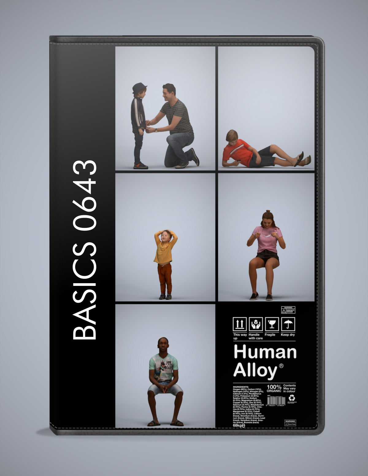 5 3D scanned people kids, photorealistic archviz pack for Enscape and SketchUp