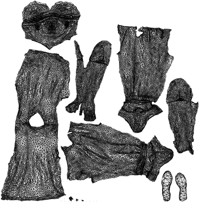 photogrammetry 3D man casual standing, realistic human model archviz FBX, wireframe top-down view
