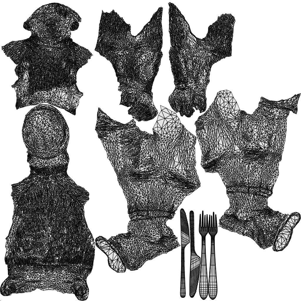 realistic 3D man casual sitting, scanned archviz people for Blender and 3ds Max, wireframe top-down view