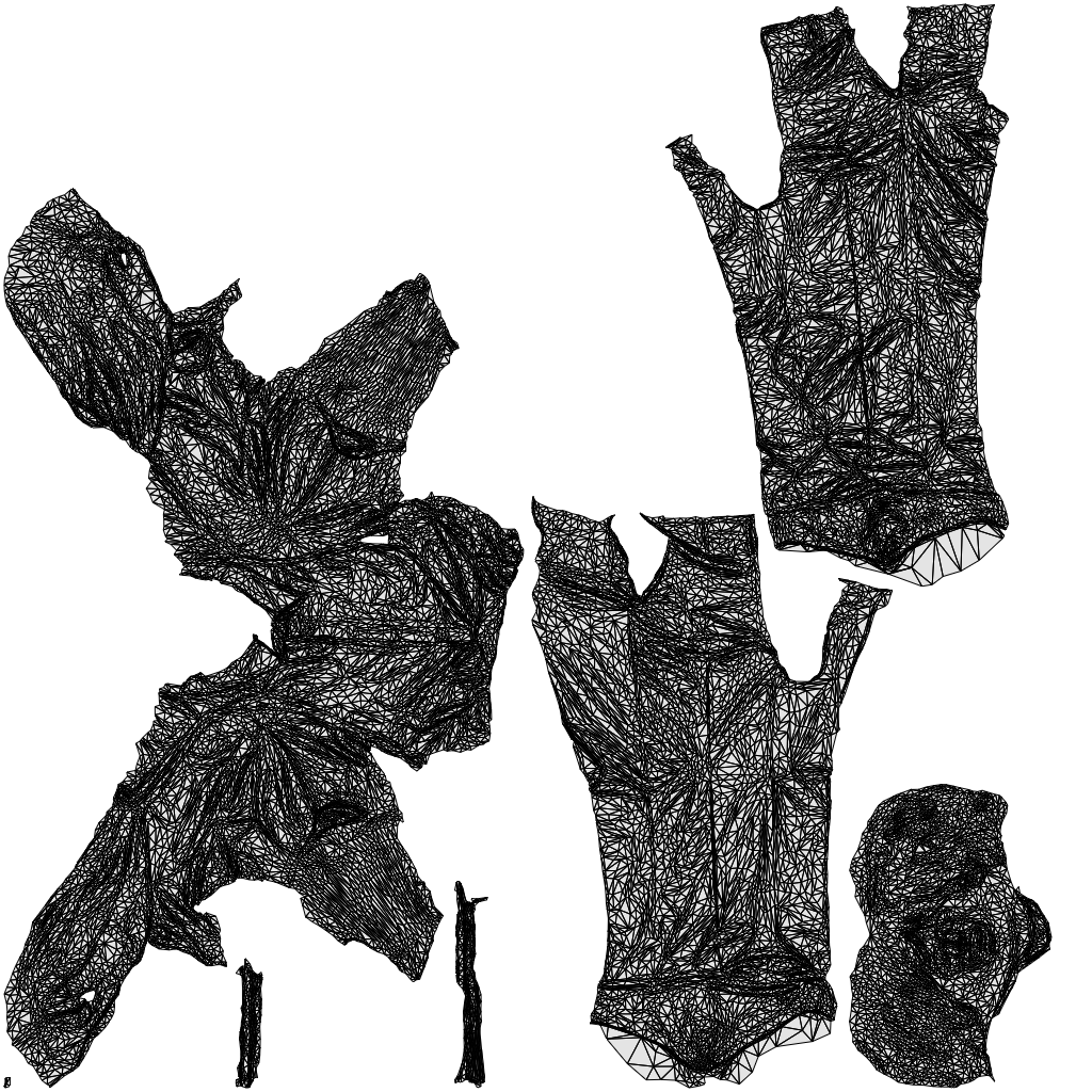 photogrammetry 3D boy kids, realistic human model archviz FBX, wireframe top-down view