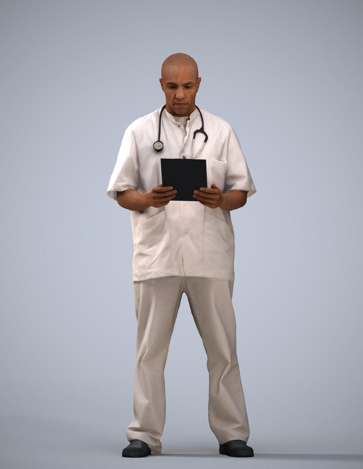 3D people model man medical, scanned human for 3ds Max rendering