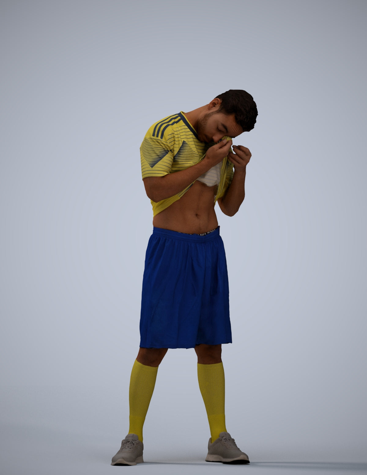 realistic 3D people man sport, render-ready for V-Ray and Corona, FBX OBJ