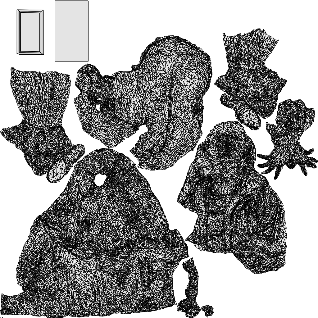realistic 3D people woman casual sitting, render-ready for V-Ray and Corona, FBX OBJ, wireframe top-down view