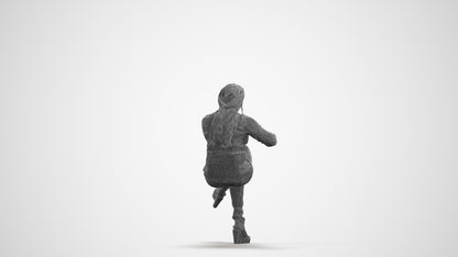 3D people model woman casual sitting, scanned human for 3ds Max rendering, wireframe front view