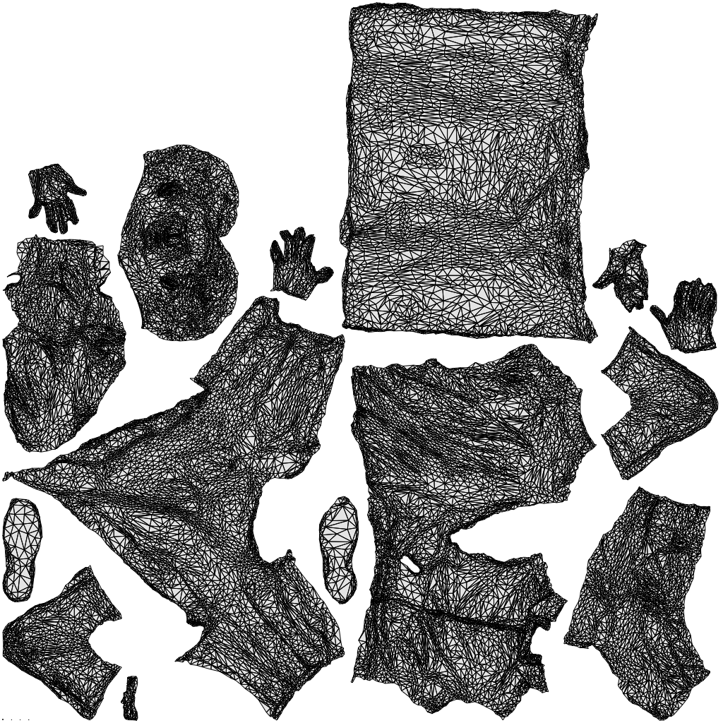 3D human model man hospitality, photogrammetry scanned person for archviz, wireframe top-down view
