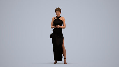 realistic 3D woman formal formalaffairs, scanned archviz people for Blender and 3ds Max, standing pose render