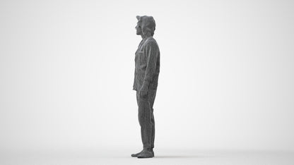 photogrammetry 3D man casual formalaffairs, realistic human model archviz FBX, square thumbnail