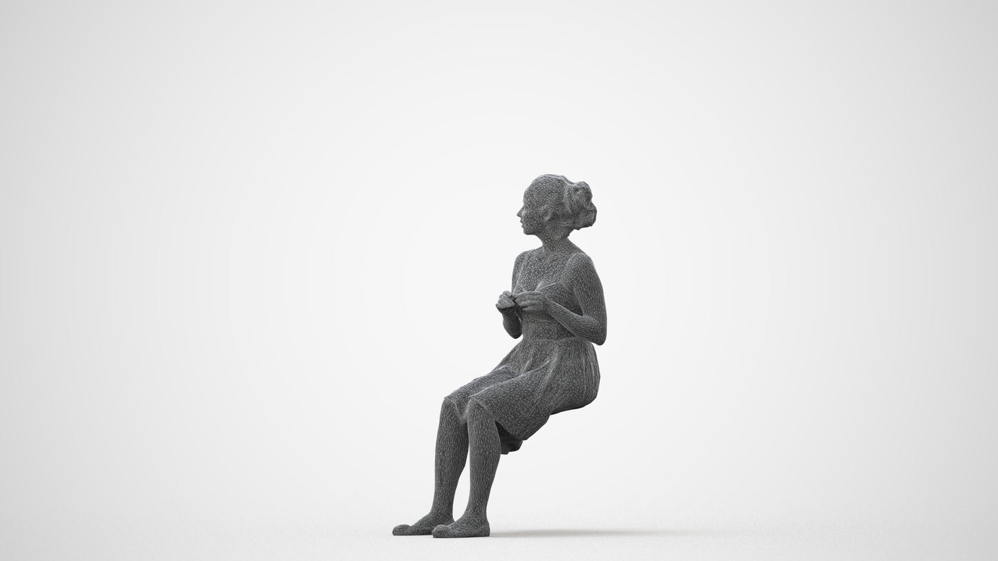 photogrammetry 3D woman formal formalaffairs, realistic human model archviz FBX, square thumbnail