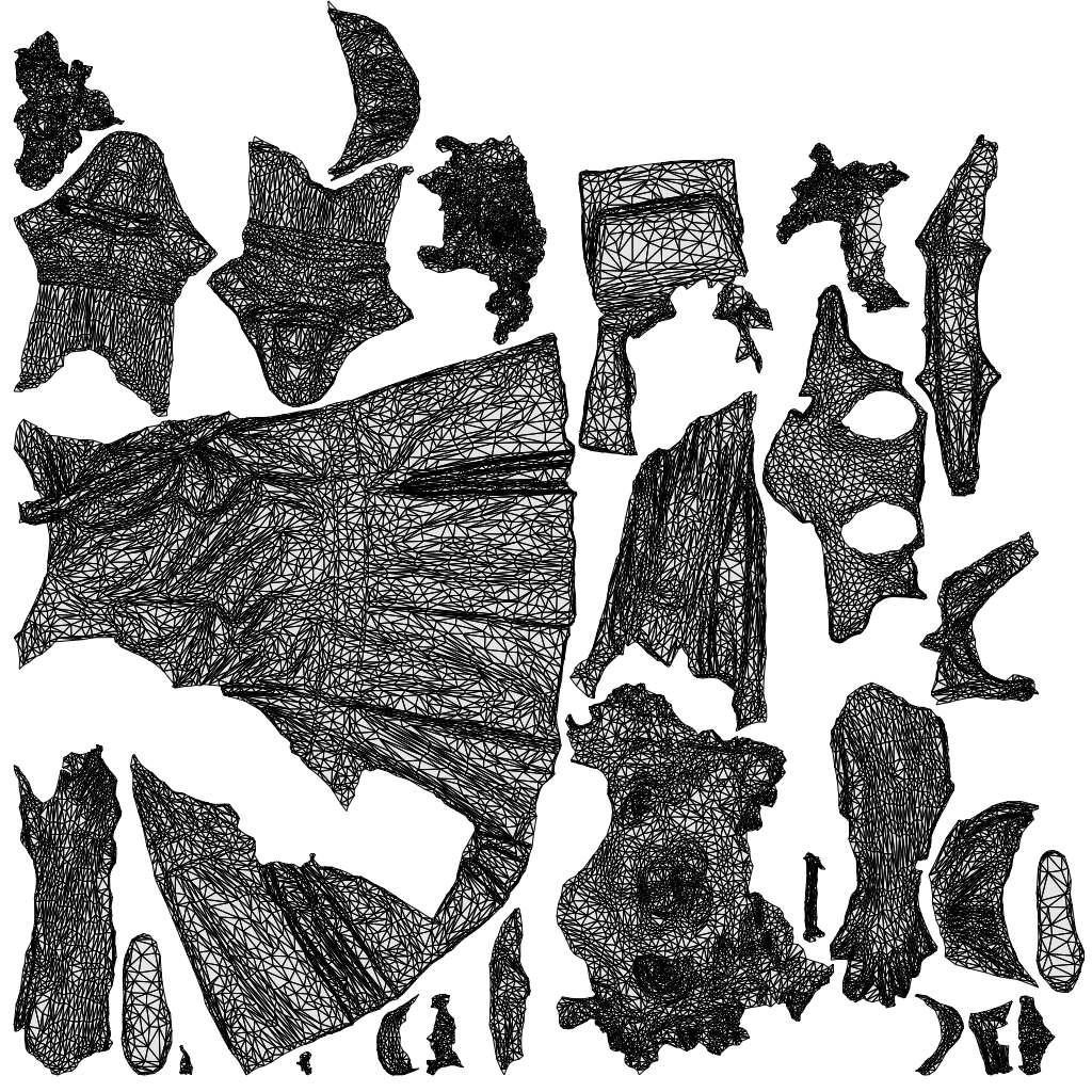 realistic 3D girl casual kids, scanned archviz people for Blender and 3ds Max, wireframe top-down view