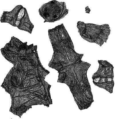 3D scanned man walking casual, photorealistic archviz people for Enscape and SketchUp, wireframe top-down view