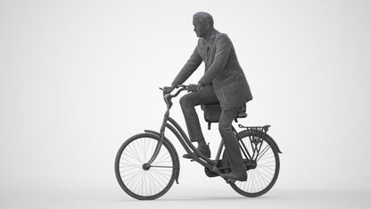 3D human model man casual mix, photogrammetry scanned person for archviz, square thumbnail