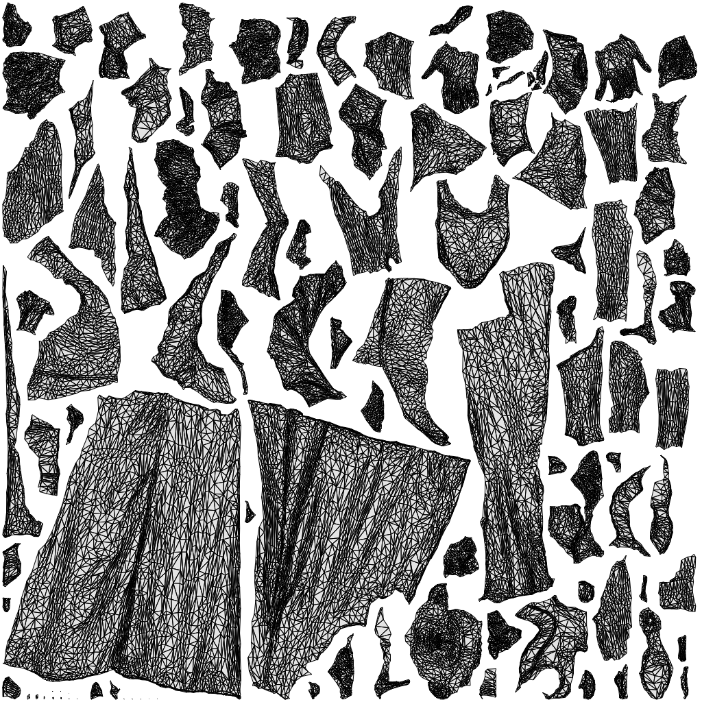 scanned 3D woman formal formalaffairs, photogrammetry people for Enscape and V-Ray, wireframe top-down view